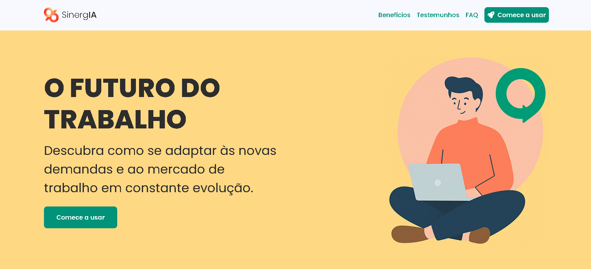 Página inicial do projeto SinergIA